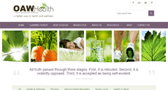 Desktop Screenshot of oawhealth.com
